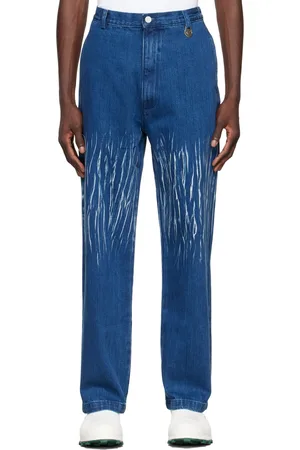 XANDER ZHOU Indigo Straight Jeans