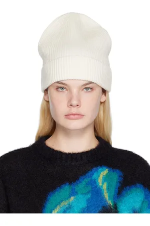 Nina Ricci Beige Rib Beanie