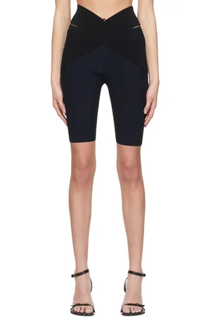DION LEE Navy X Shorts