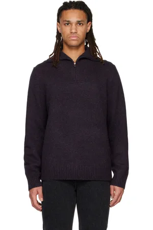 Vince Purple Mélange Sweater