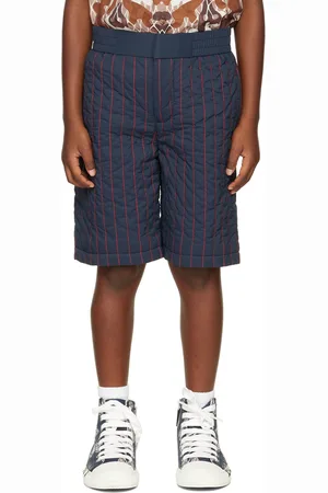 Burberry Kids Navy Jaden Shorts