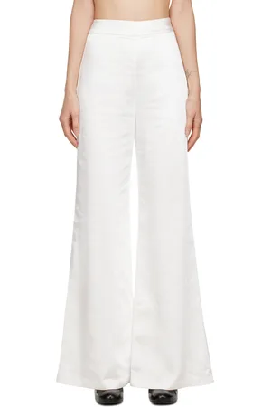 Third Form White Flare Trousers