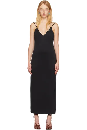Third Form Black Form Cross Back Midi Dress