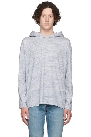 Vince Blue Cotton Hoodie