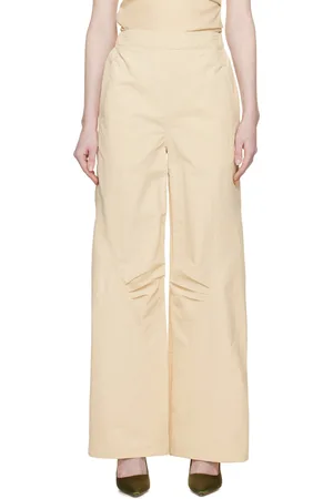 Wynn Hamlyn Beige Elasticized Trousers