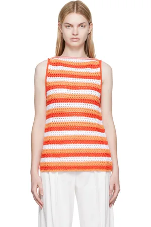 Victoria Beckham Multicolor Stripe Tank Top