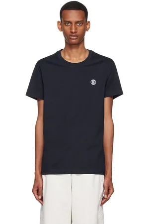 Burberry Navy Organic Cotton T-Shirt