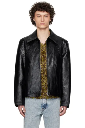 Séfr Black Duke Faux-Leather Jacket