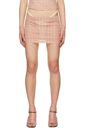 Miaou Pink Fig Mini Skirt
