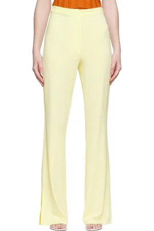 REMAIN Birger Christensen Yellow Jessie Trousers