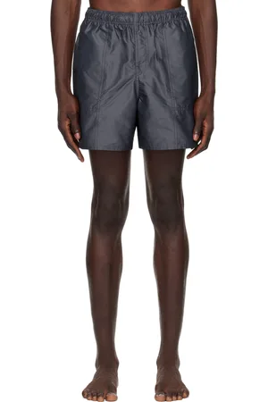 Saturdays NYC Navy Talley Iridescent Swim Shorts
