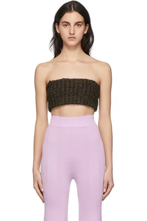 REMAIN Birger Christensen Brown Miana Tube Top