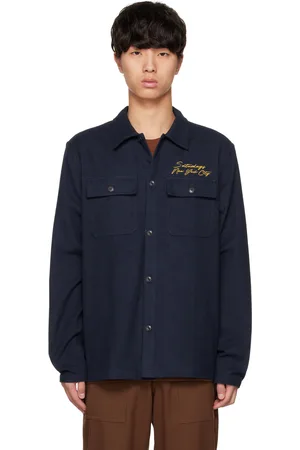 Saturdays NYC Navy Ryan Shirt
