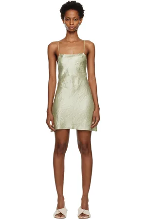 Third Form Green Crush Bias Minidress
