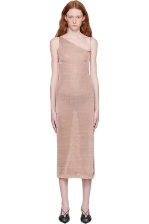 Third Form Pink Heavy Metal Midi Dress