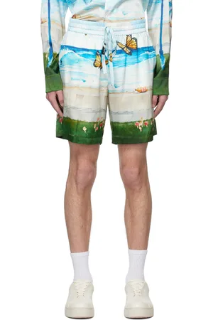 Nahmias Blue Butterfly Beach Shorts