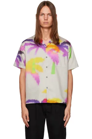 Double Rainbouu Grey Boxy-Fit Shirt