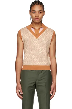 Lukhanyo Mdingi SSENSE Exclusive Orange Cotton Polo