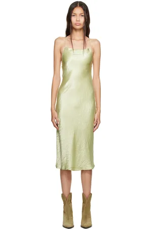 Third Form SSENSE Exclusive Green Crush Midi Dress