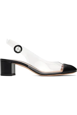 Gianvito Rossi Black Nappa Soft Glass Heels