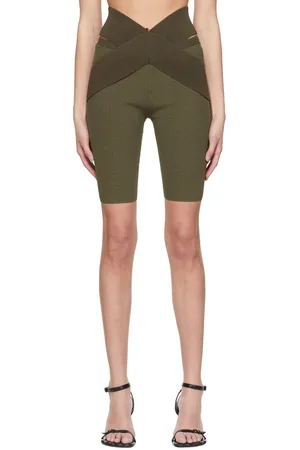 DION LEE Green X Shorts