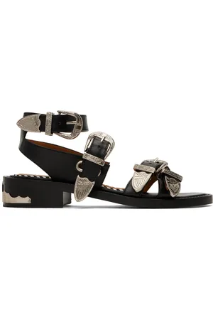 TOGA PULLA SSENSE Exclusive Metal Leather Sandals
