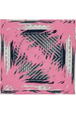 Diesel Pink & Black S-NINA Scarf