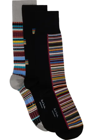 Paul Smith Three-Pack Multicolor Cotton Socks