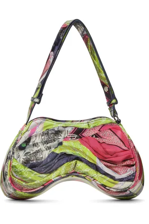 Diesel Pink & Yellow Play Shoulder Bag