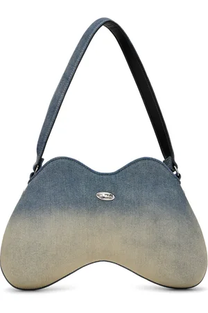 Diesel Blue Double-D Shoulder Bag