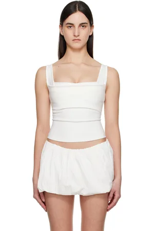Miaou White Luna Tank Top
