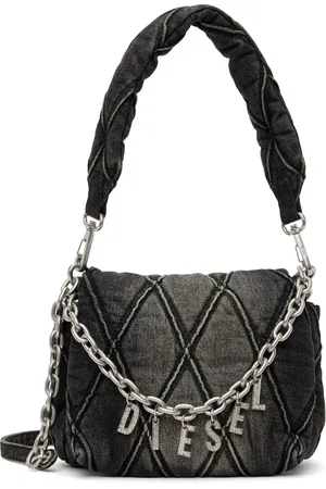 Diesel Black Charm-D Small Shoulder Bag