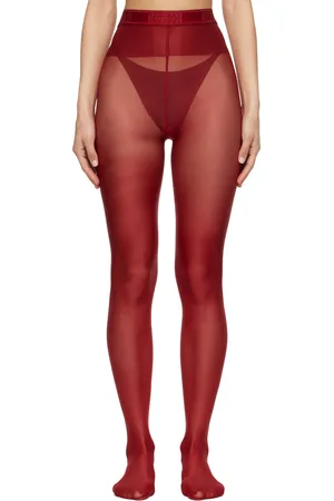 Wolford Red Neon 40 Tights
