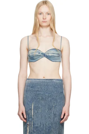 Diesel Blue De-Ouchy-S Denim Top