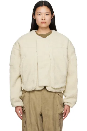 Entire Studios Off-White Fluffy Jacket