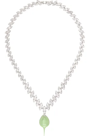 OTTOLINGER Silver Diamond Dip Necklace