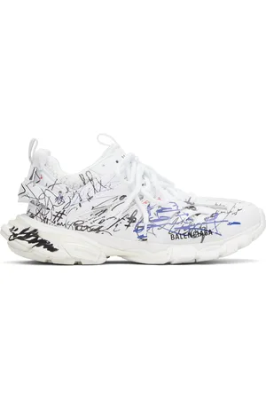 Balenciaga White Track Autographe Sneakers