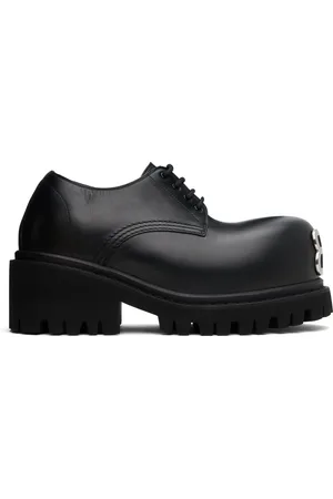 Balenciaga Black Stomper Derbys