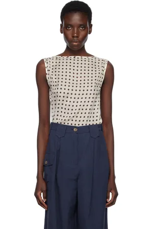 Caro Editions Off-White Alexa Top