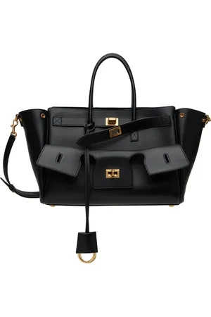 Balenciaga Black Bel Air Small Carry All Bag