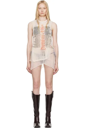 Diesel White K-Abante-B Tank Top