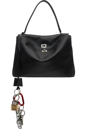 Balenciaga Black Rodeo Medium With One Charm Bag