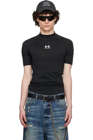 Balenciaga Black Under Armour Edition Mock Neck T-shirt