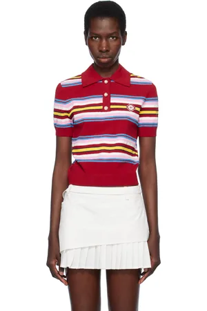 Casablanca Red Stripe Polo
