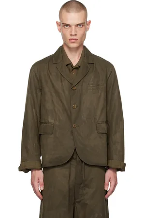 Aviva Jifei Xue Khaki Relaxed Blazer