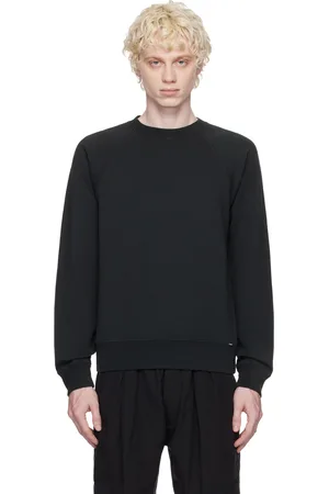 Tom Ford Black Garment-Dyed Sweatshirt