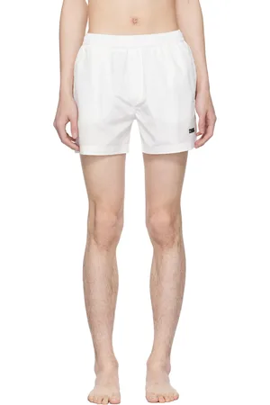 Ermenegildo Zegna White Drawstring Swim Shorts