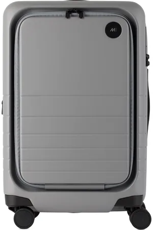Monos Gray Expandable Carry-On Pro Suitcase
