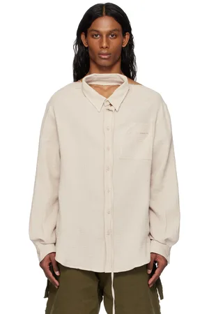 OTTOLINGER Beige Oversized Mousseline Cut-Out Shirt