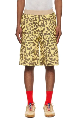 Stanley Yellow & Green Ribbed Shorts